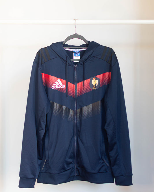 2017-18 France Full Zip Hoodie - XL
