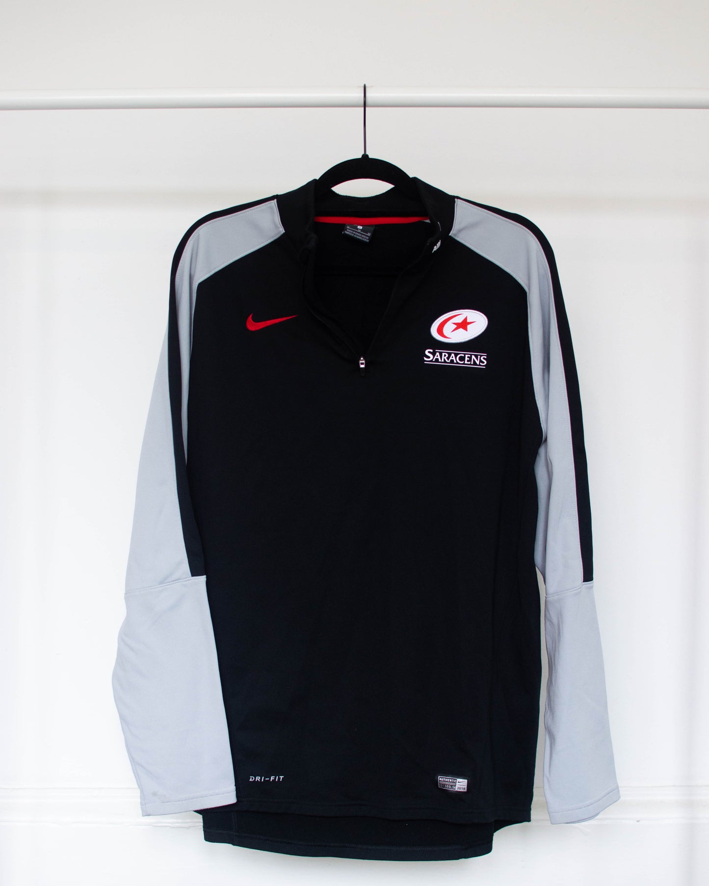 2018-19 Saracens 1/4 Zip - XL