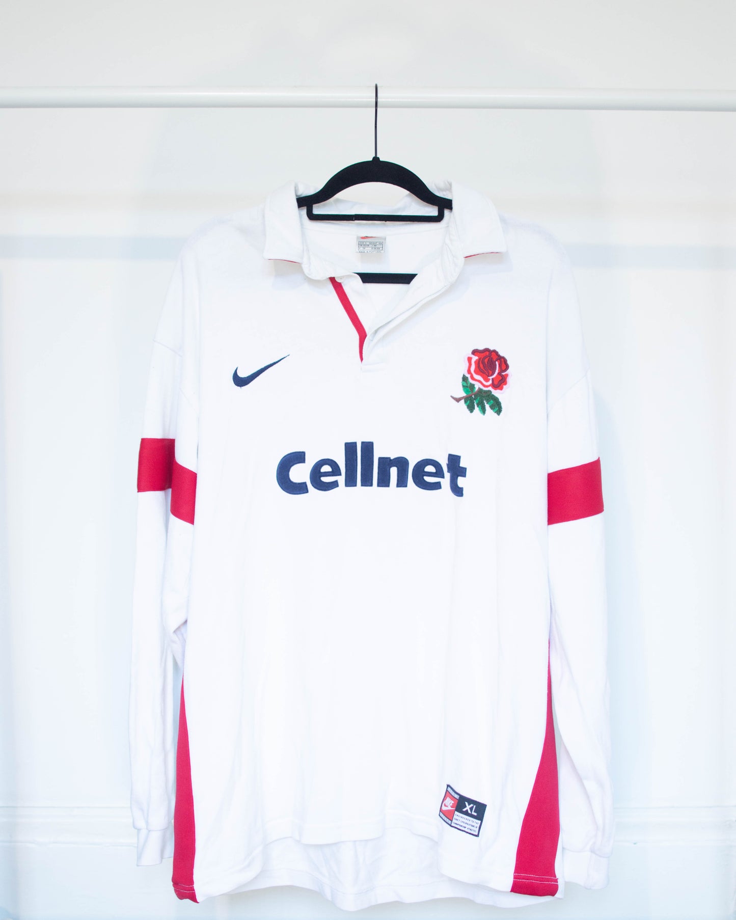 1997-99 England Home Jersey - XL