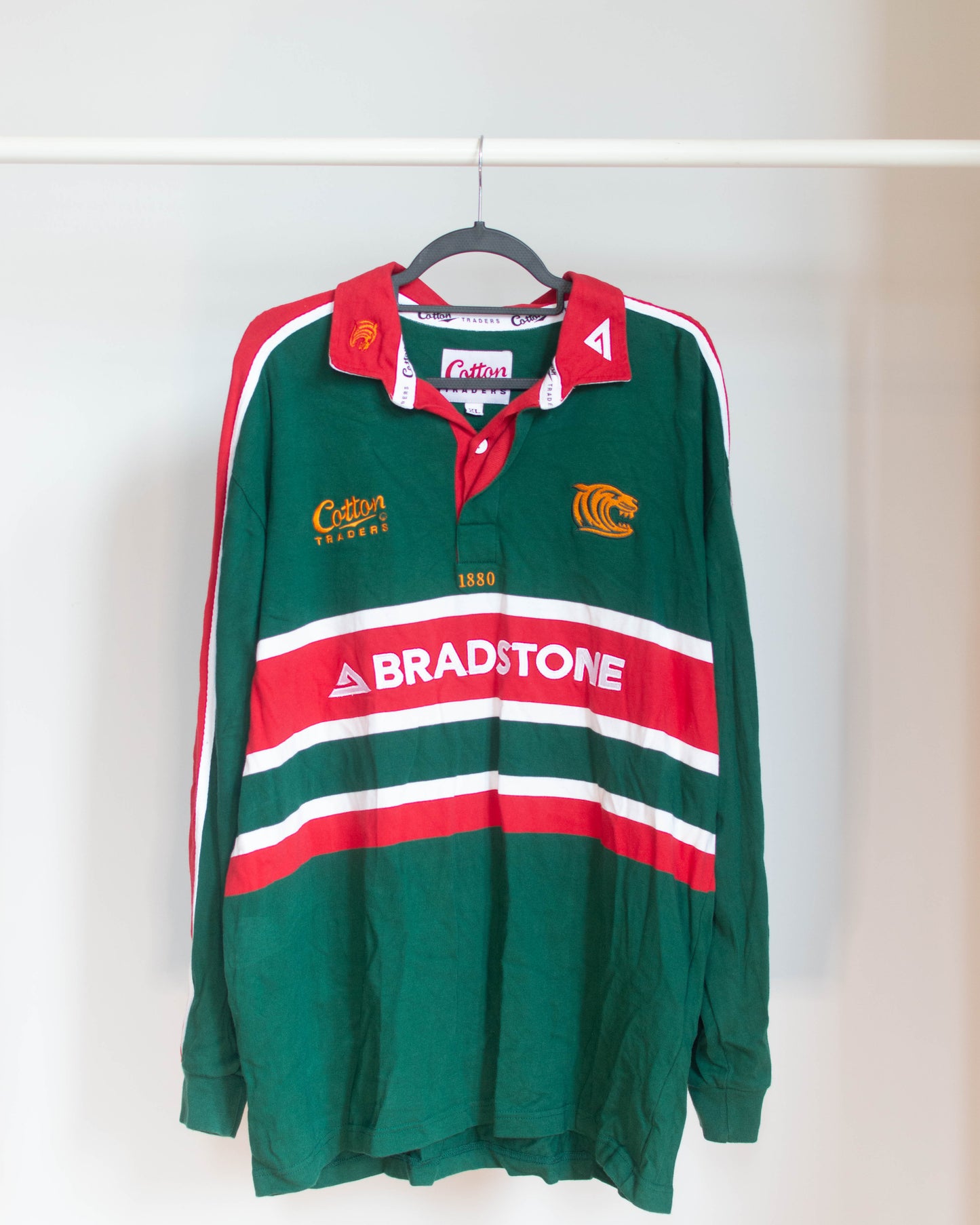 2002-03 Leicester Tigers Home Jersey - XL