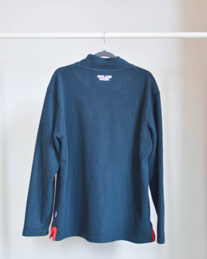 2010s England Rugby 1/4 Zip Fleece - L