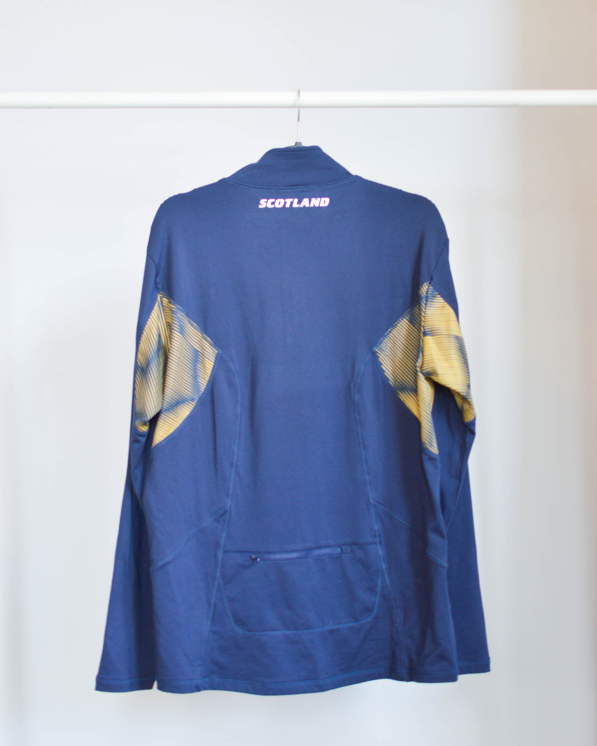 2020-21 Scotland 1/4 Zip Rugby Training Fleece - L