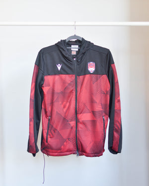 2010s Lyon OU Full Zip Rugby Hoodie - S