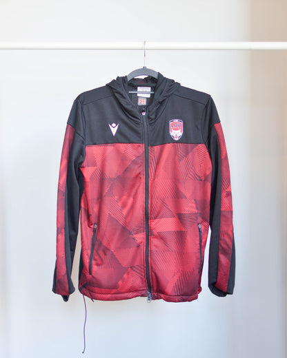 2010s Lyon OU Full Zip Rugby Hoodie - S