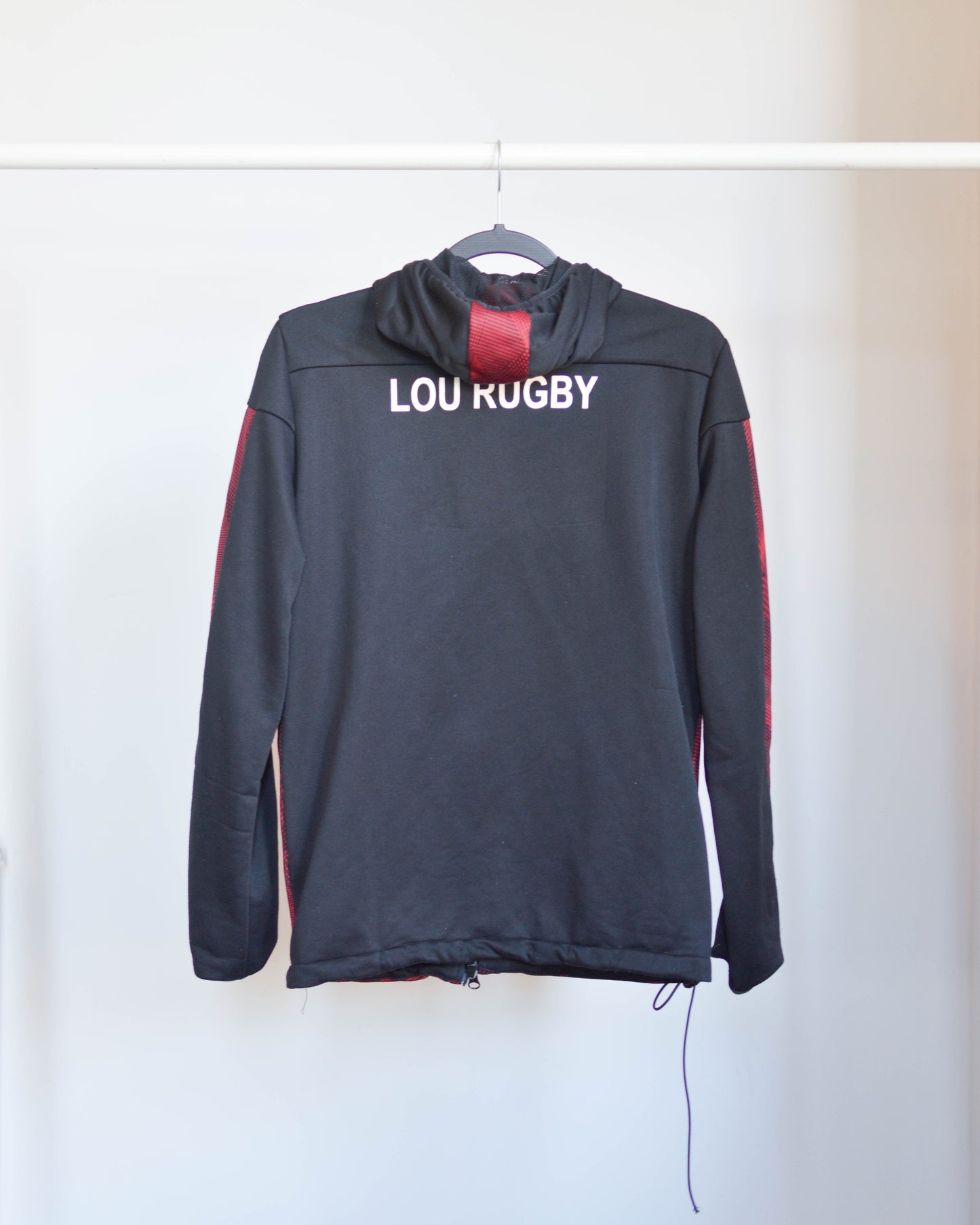 2010s Lyon OU Full Zip Rugby Hoodie - S