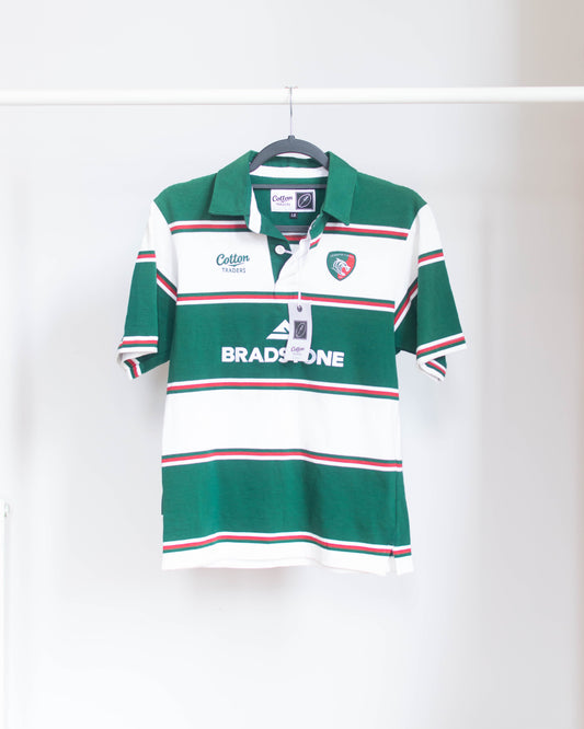 2007-08 Leicester Tigers Home Jersey - Junior L (BNWT)