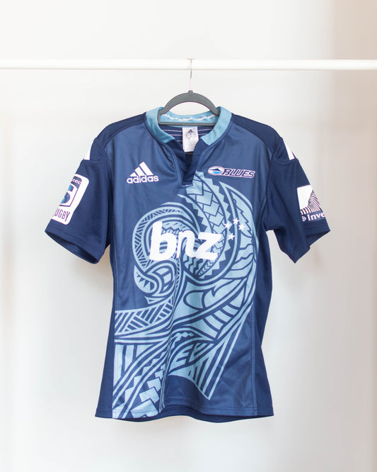 2013-14 Auckland Blues Home Jersey - M