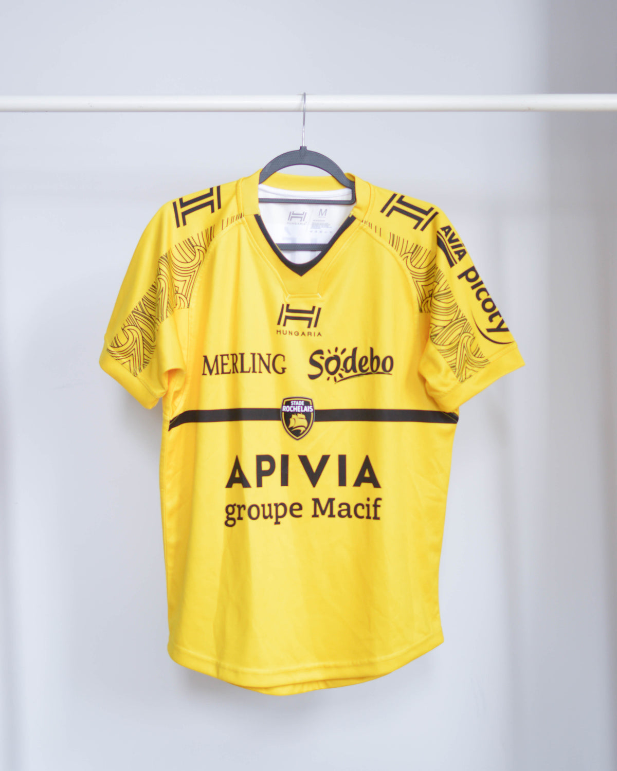 2019 Stade Rochelais Home Rugby Jersey - M