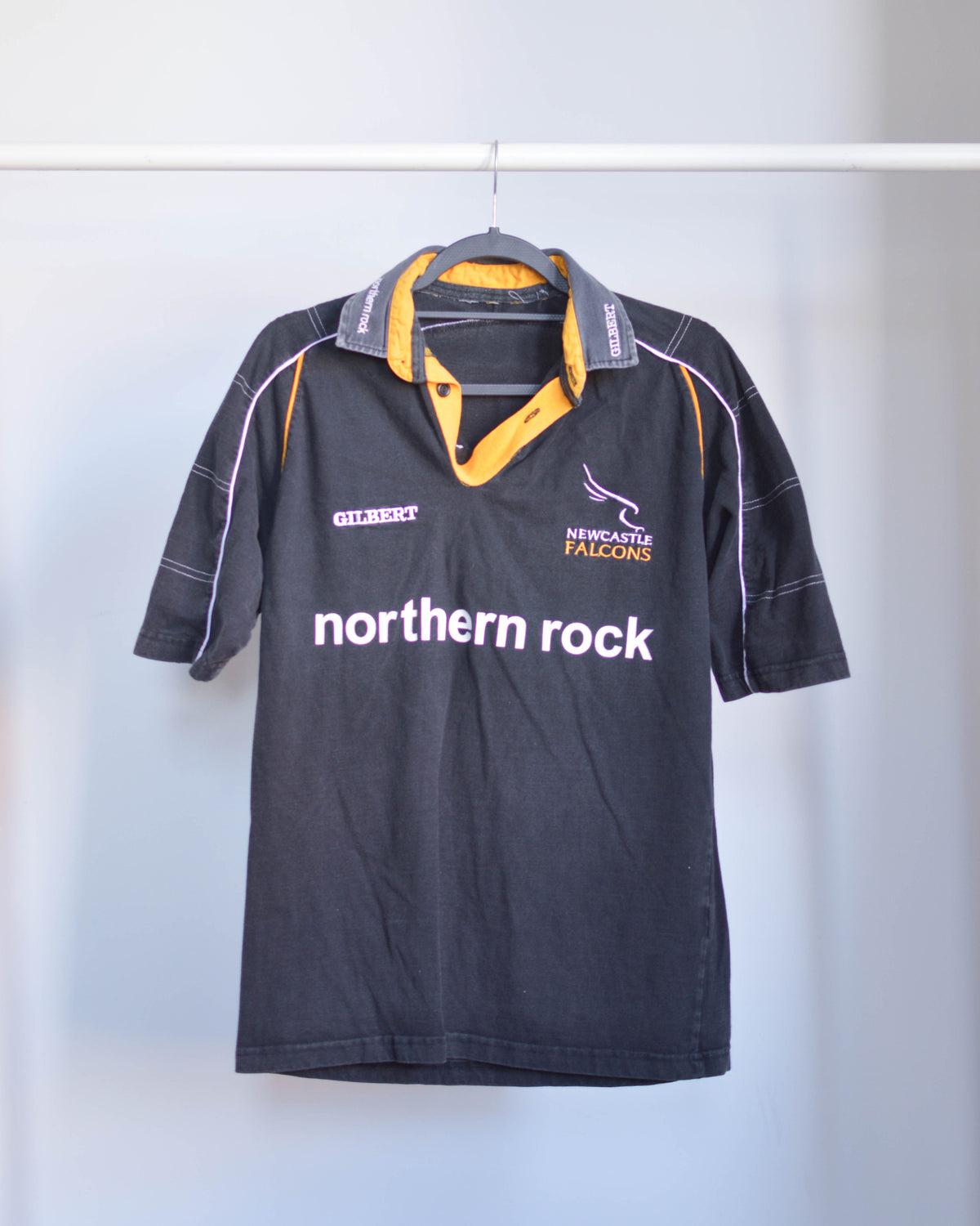 2002-03 Newcastle Falcons Home Rugby Jersey - S