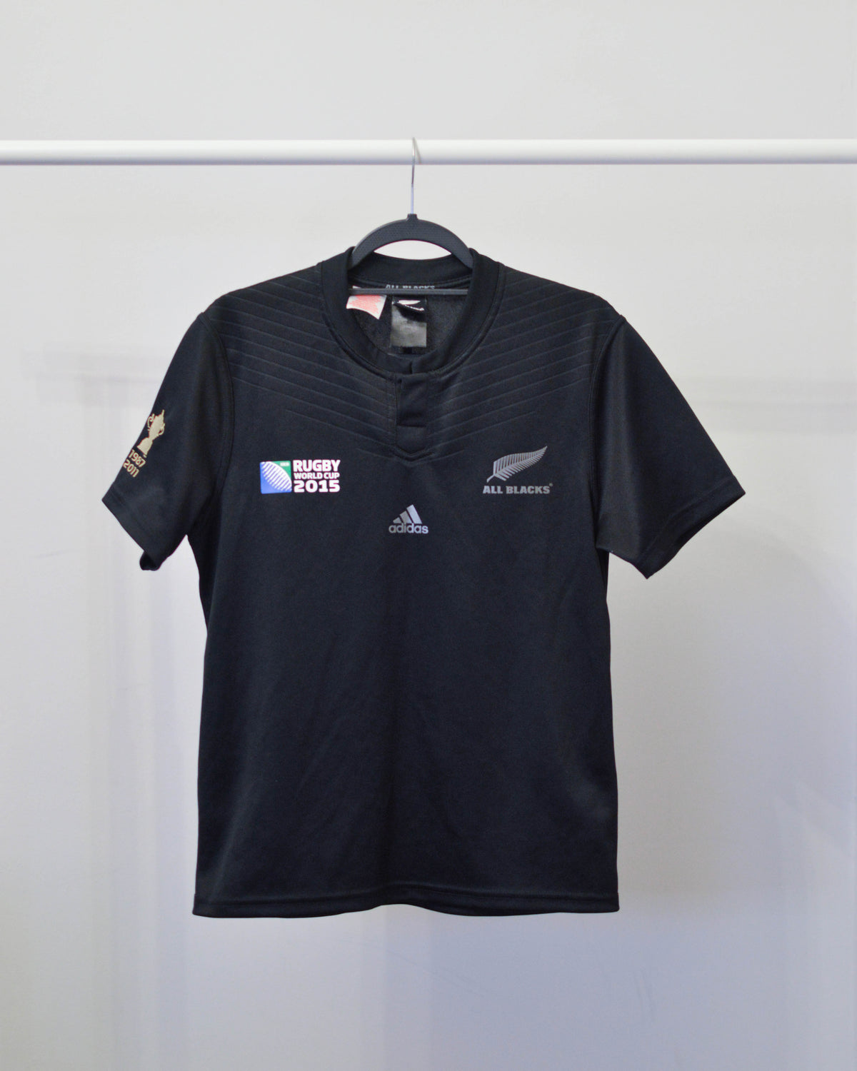 2015 New Zealand Home Rugby Jersey - 13-14 Years