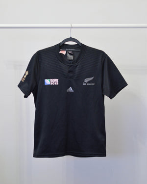 2015 New Zealand Home Rugby Jersey - 13-14 Years