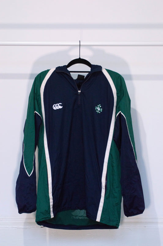 2005-07 Ireland 1/4 Zip Rain Jacket - M