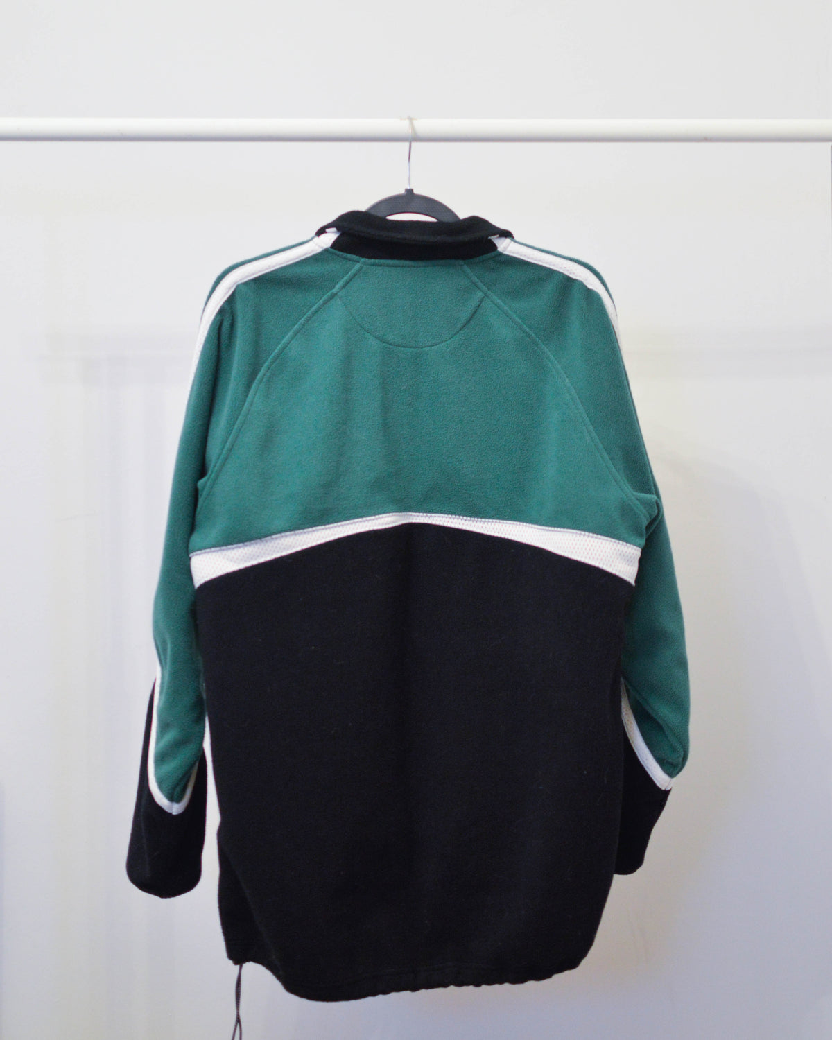 2000s Ireland 1/4 Zip Rugby Fleece - M