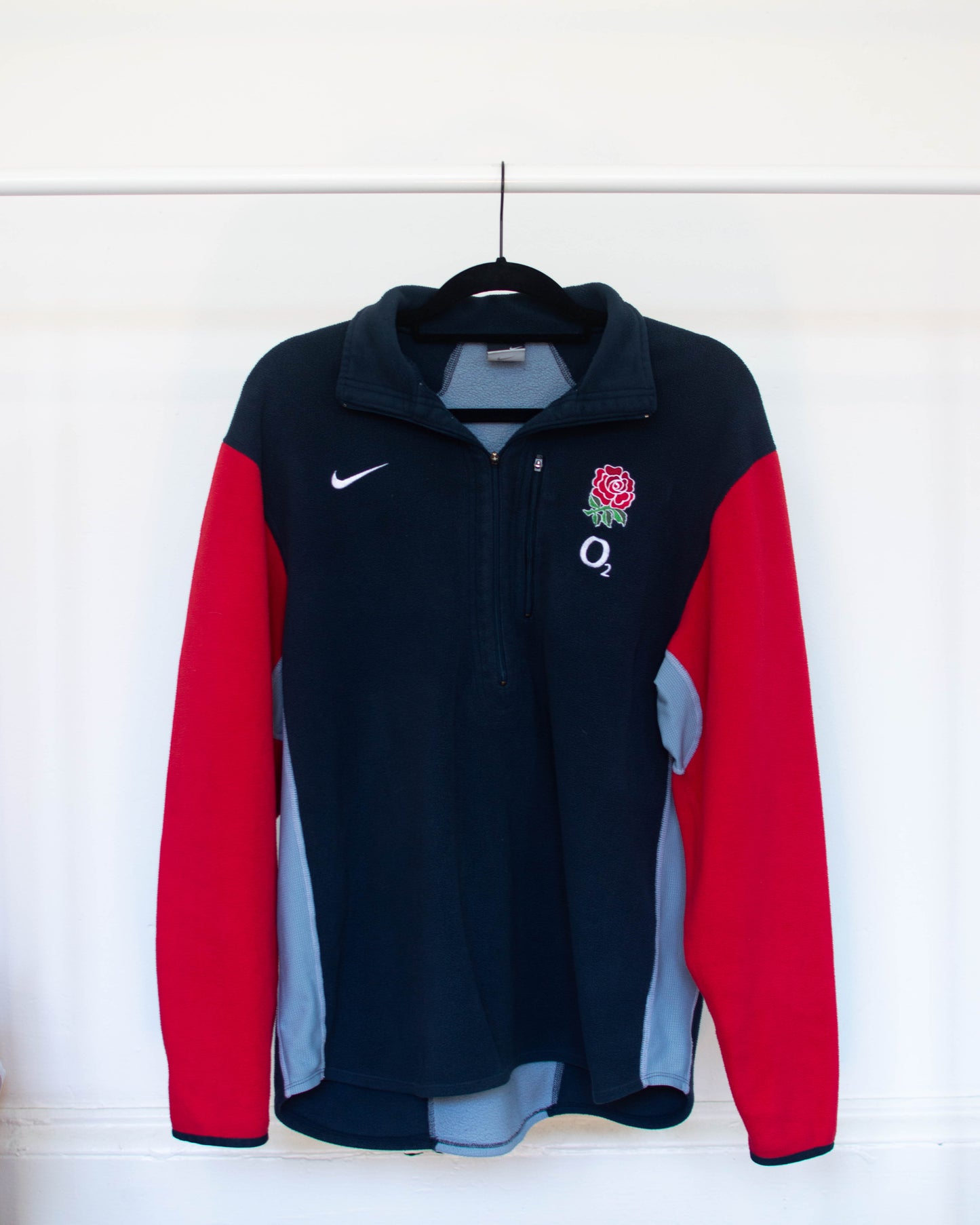 England 1/2 zip fleece - M