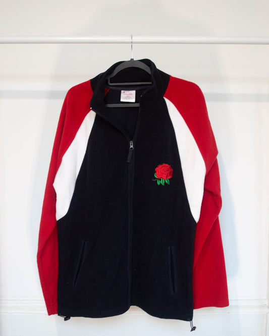 1990s England Full Zip Fleece - L