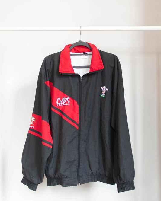 1990s Wales Full Zip Track Jacket - L