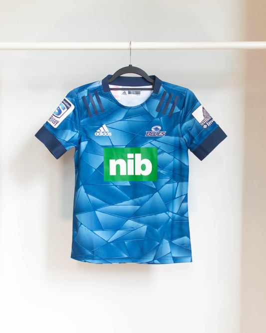 2021 Auckland Blues Home Jersey - 12 years