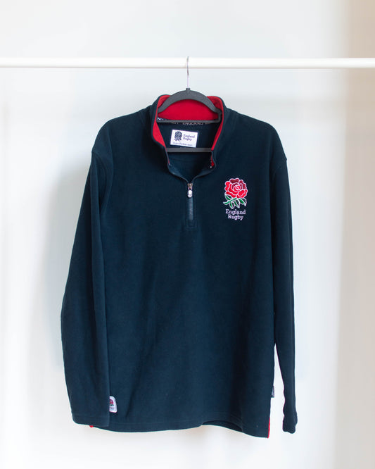 2010s England 1/4 Zip Fleece - L
