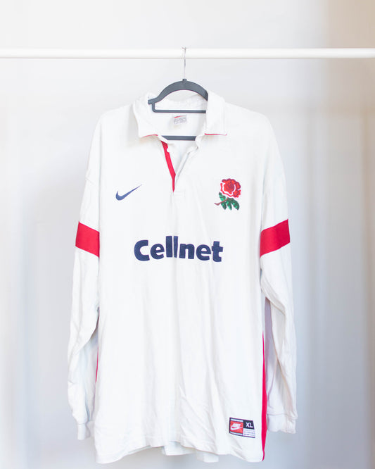 1997-99 England Home Jersey - XL