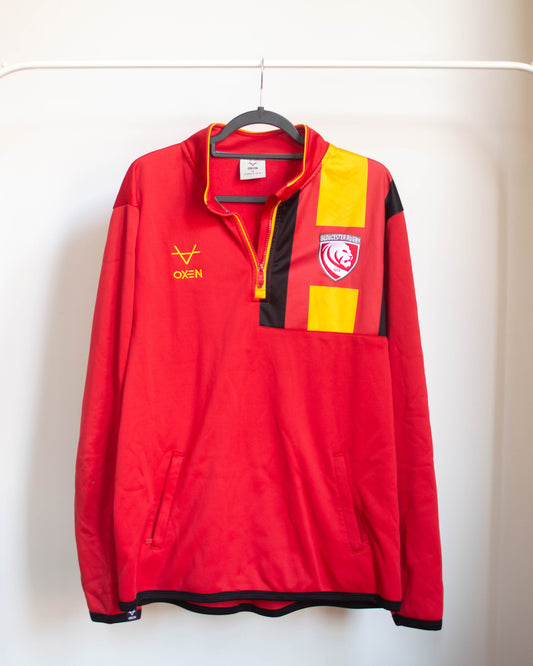 2020s Gloucester Rugby 1/4 Zip Fleece - XL