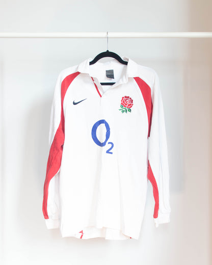 2003-05 England Home Jersey - L