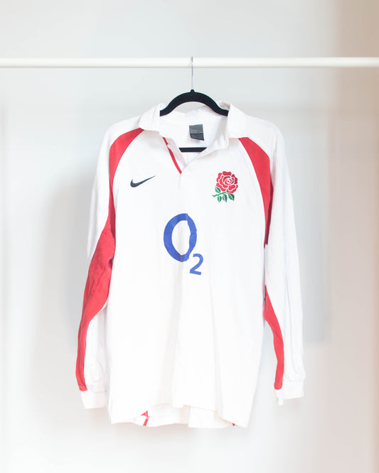 2003-05 England Home Jersey - L