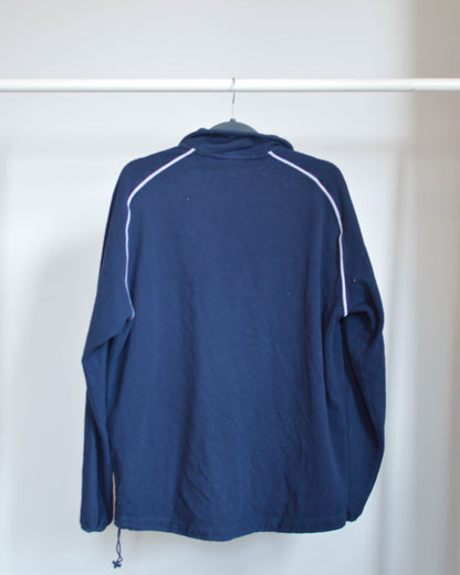 2010s Cardiff Blues 1/4 Zip Rugby Fleece - S
